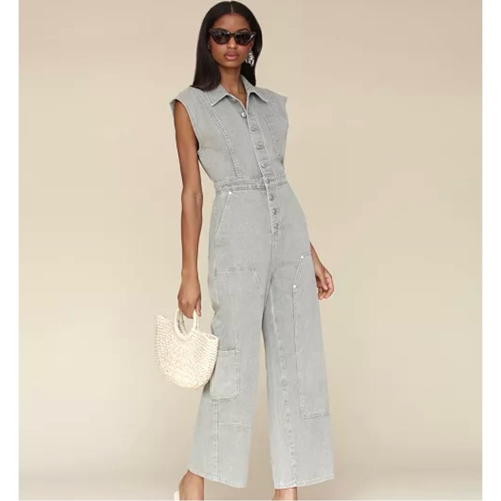 Avec Les Filles denim Jumpsuit